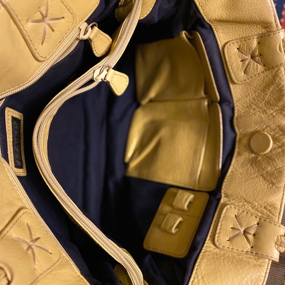 Carlos Falchi - Fatto A Mano Authentic Leather Handbag in Butternut Squa… - Picture 12 of 15
